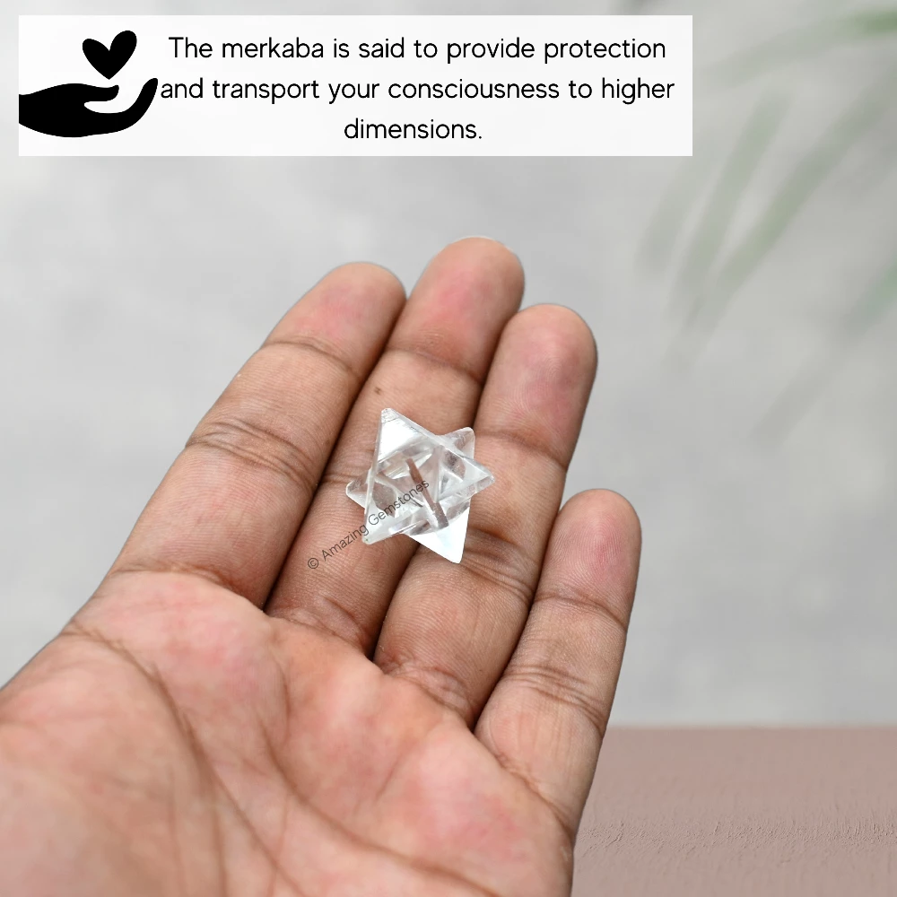 Clear Quartz Merkaba (15-20 mm)