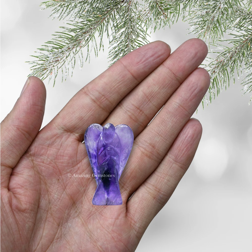 Amethyst Angel Figurine (1.5 Inch)