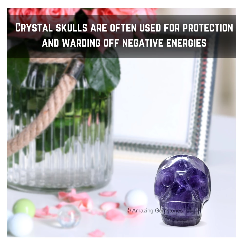 Amethyst Skull