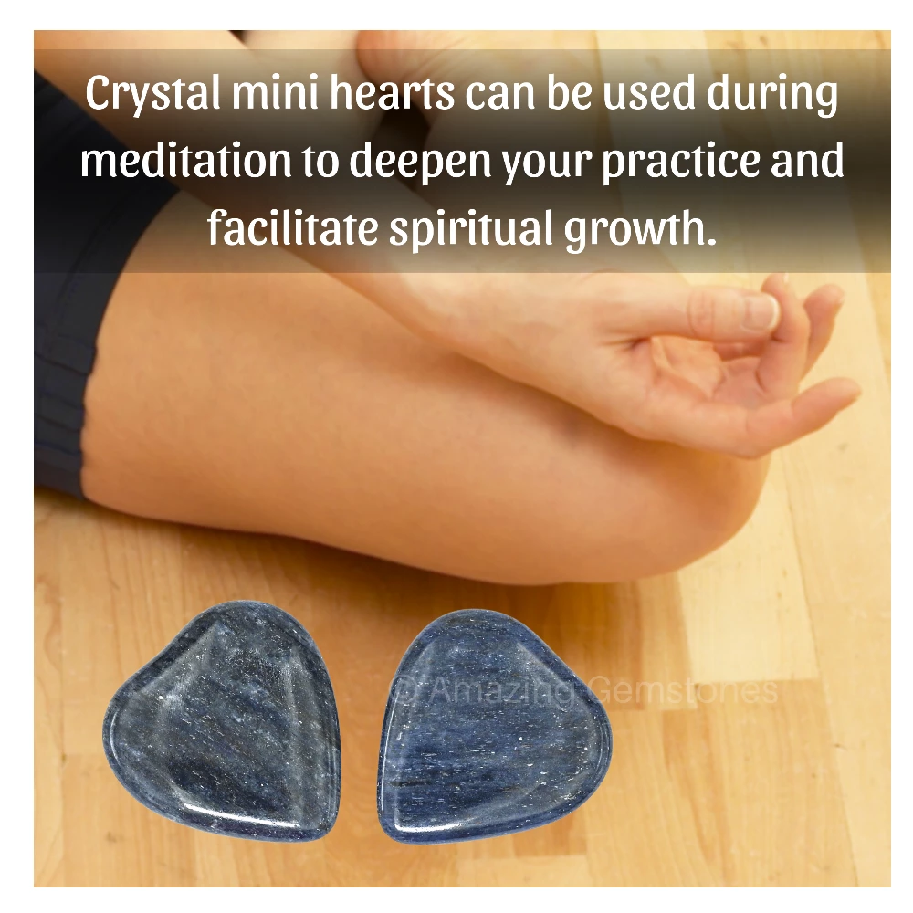 Blue Aventurine Heart (Pack of 2)