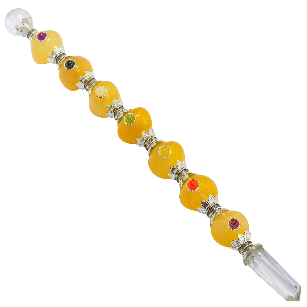 Yellow Aventurine Tumbled Healing Crystal Wand