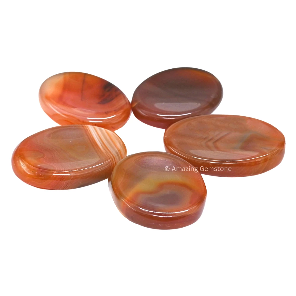 Carnelian Worry Stone