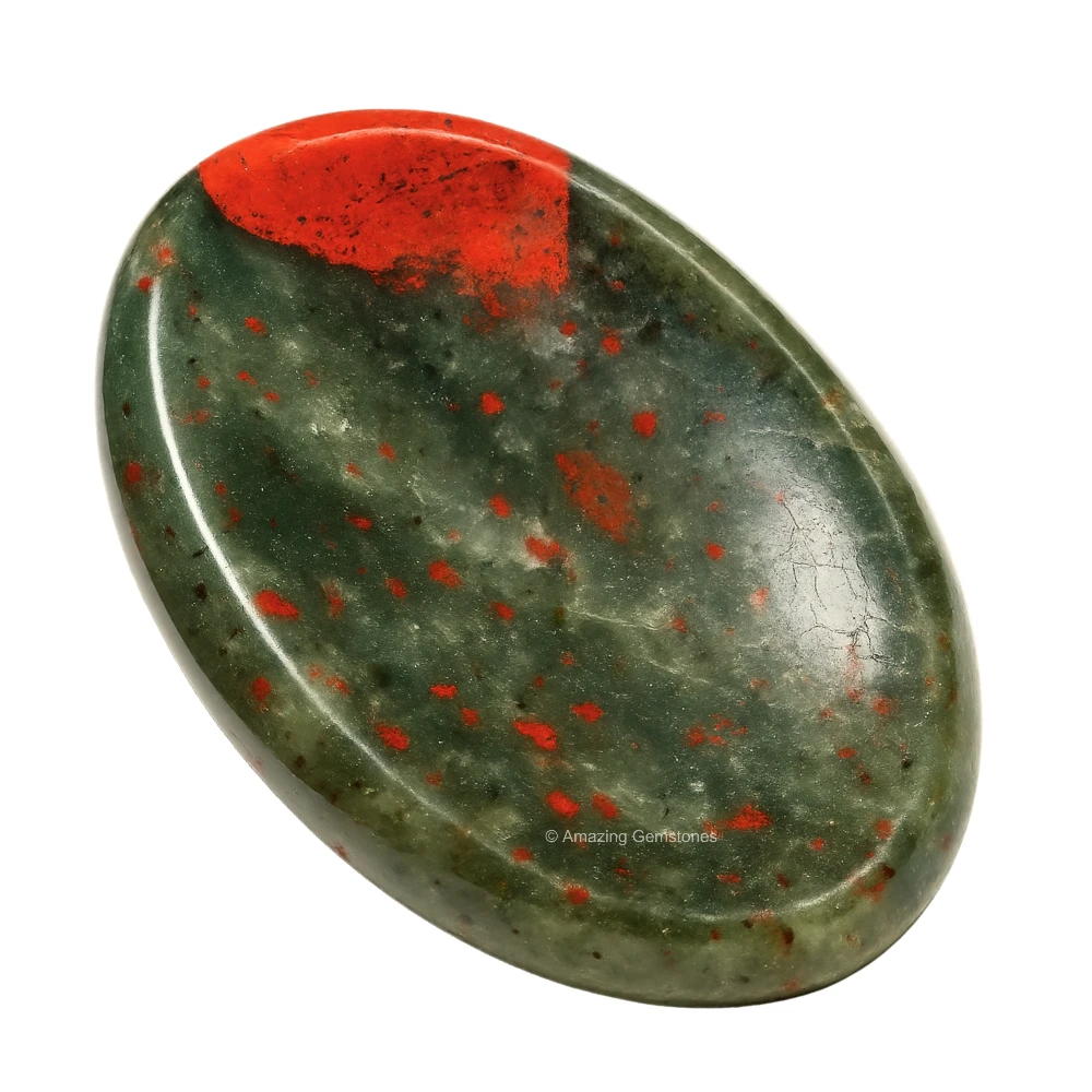 African Bloodstone Worry Stone