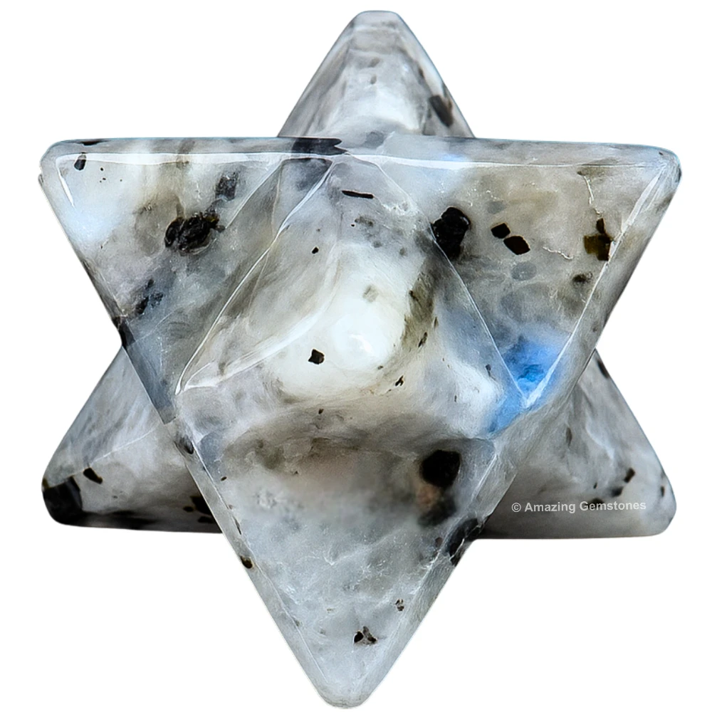 Rainbow Moonstone Merkaba (20-25 mm)
