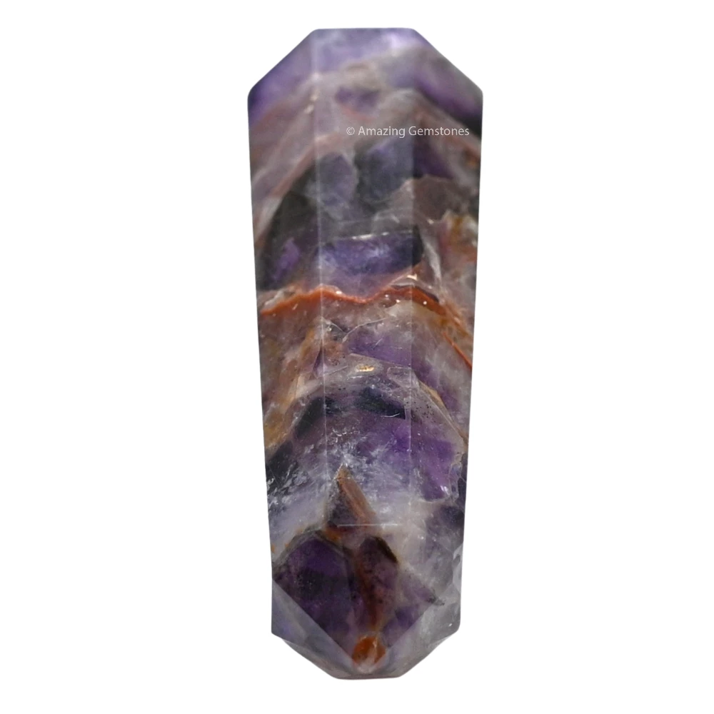 Amethyst Chevron Tower (3"-4" Inch)
