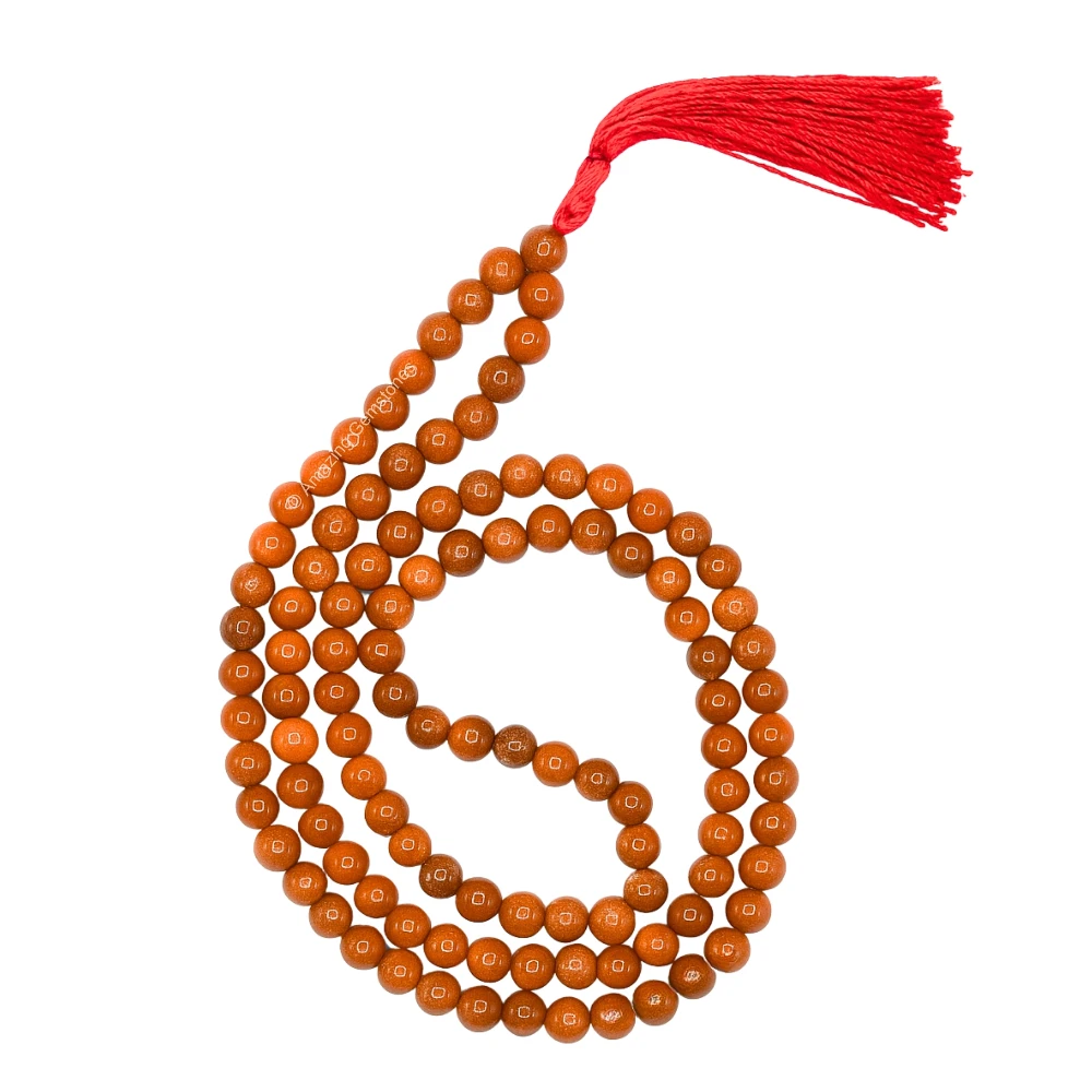 Red Goldstone Mala