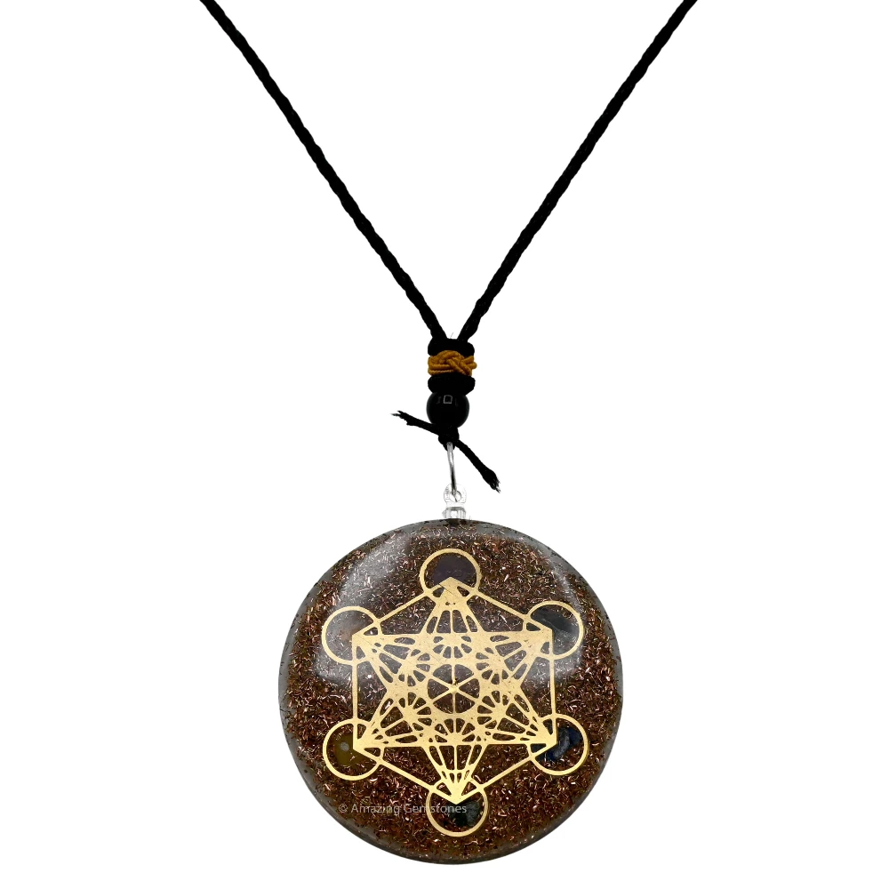 Copper Saving Orgone Necklace - Metatron Chakra