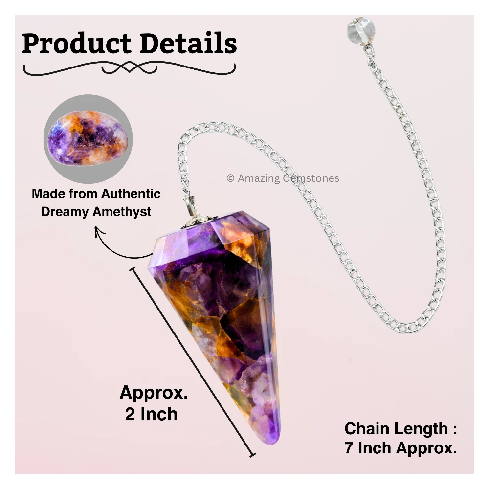 Dreamy Amethyst Pendulum