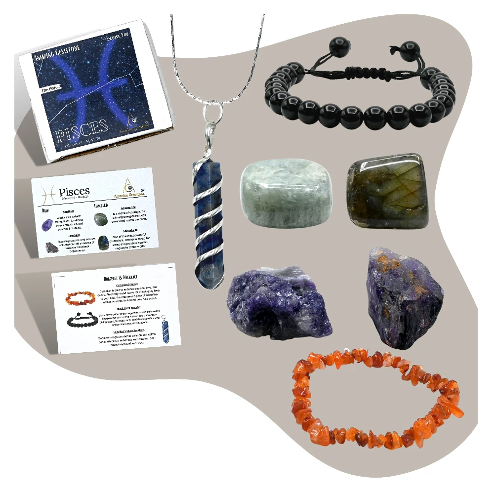 Crystals for Pisces (Premium Set)