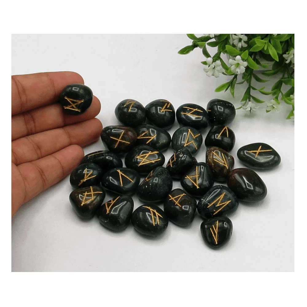 Bloodstone Rune Stones Set