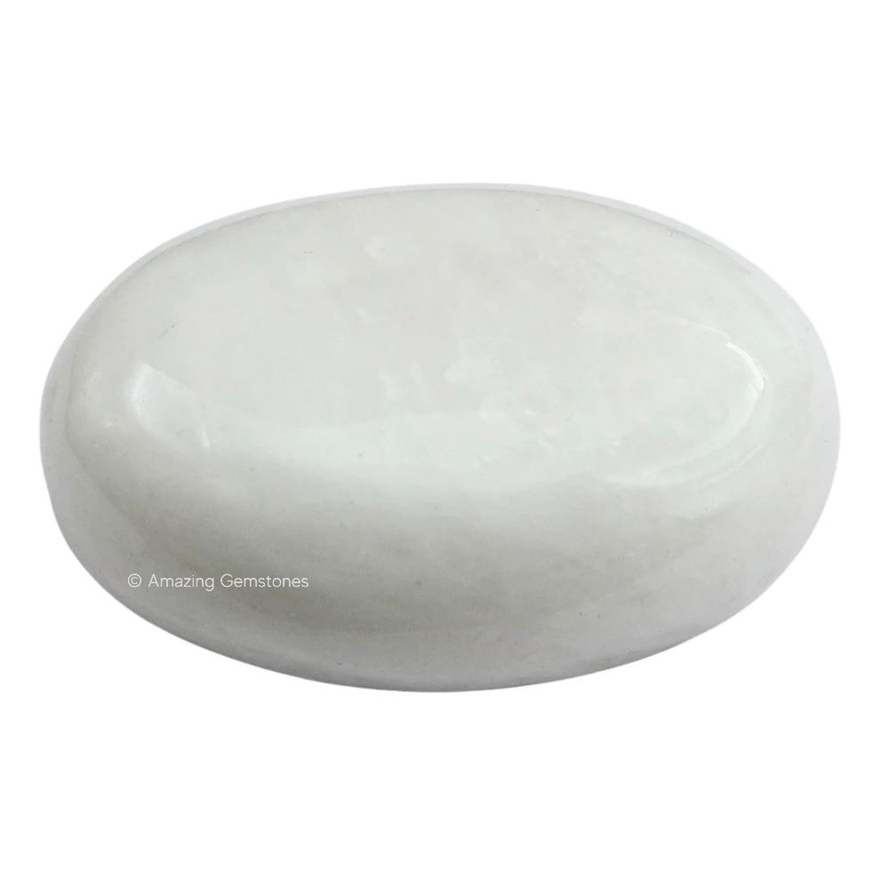 Snow Quartz Palm Stone