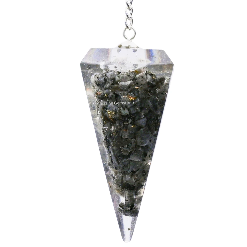 Larvikite Orgone Pendulum