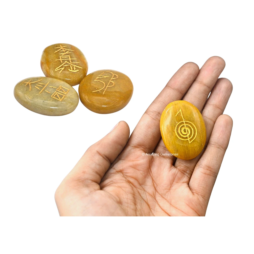 Yellow Jasper Usui Reiki Set