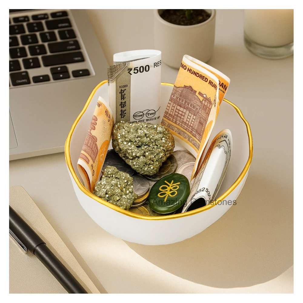 Money Bowl For Feng Shui Wealth Attraction