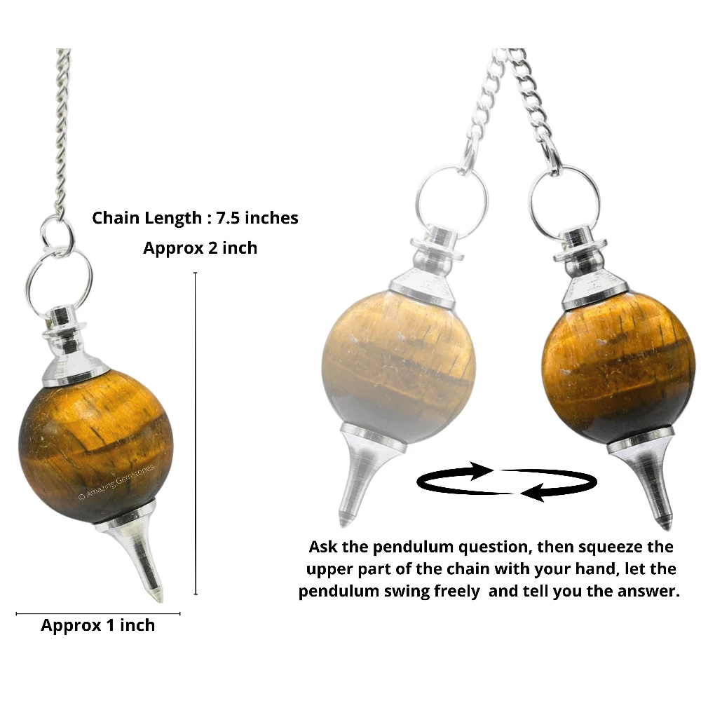Tiger Eye Ball Pendulum