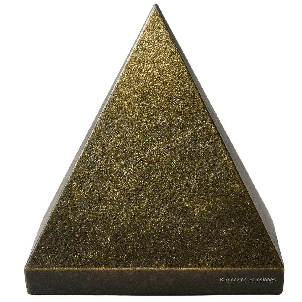 Gold Sheen Obsidian Pyramid (1.5 Inch)