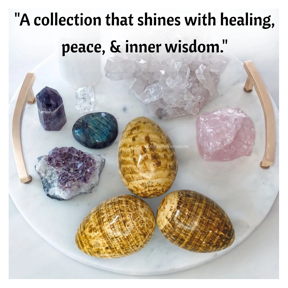 Aragonite Crystal Egg Stone
