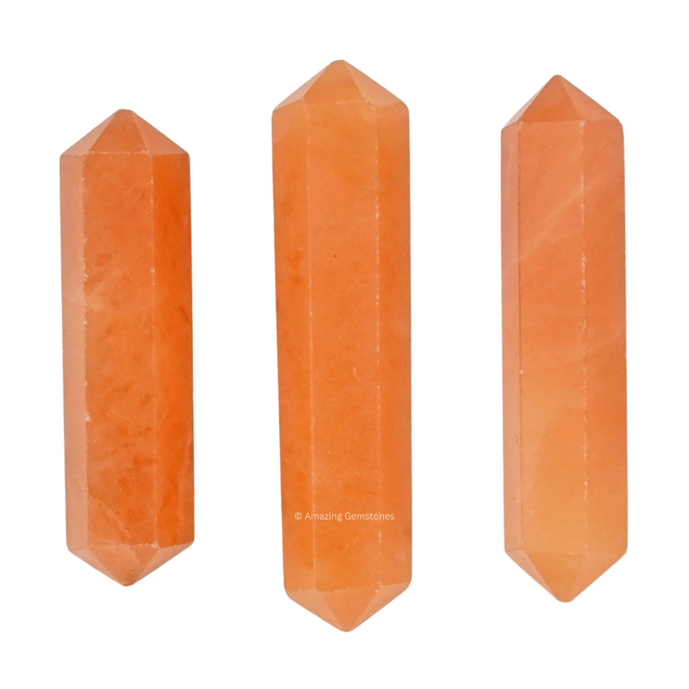 Red Aventurine Pencil Points (Double Terminated) (Set of 50)