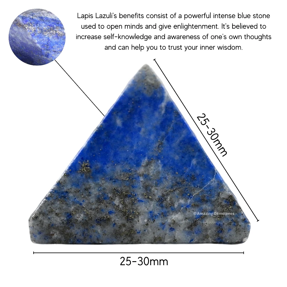 Lapis Lazuli Pyramid (1 Inch)