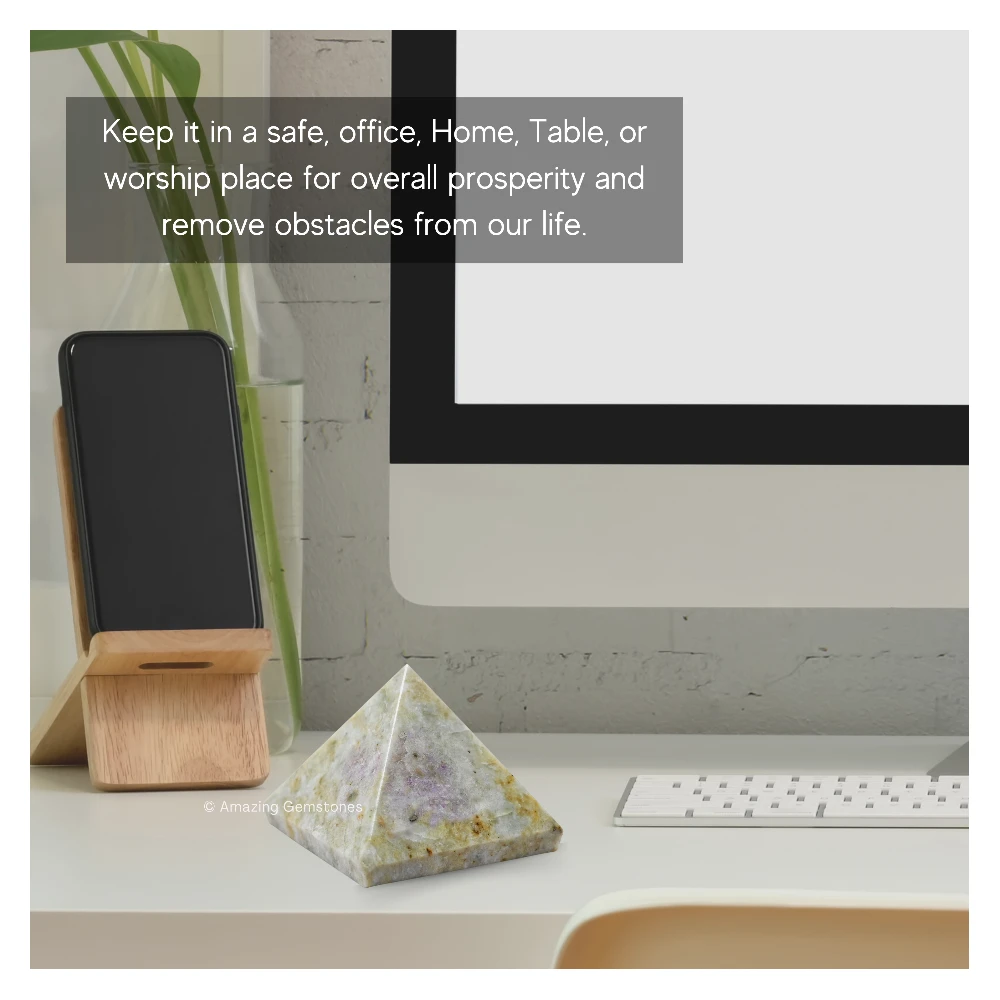 Hackmanite Pyramid (2 Inch)