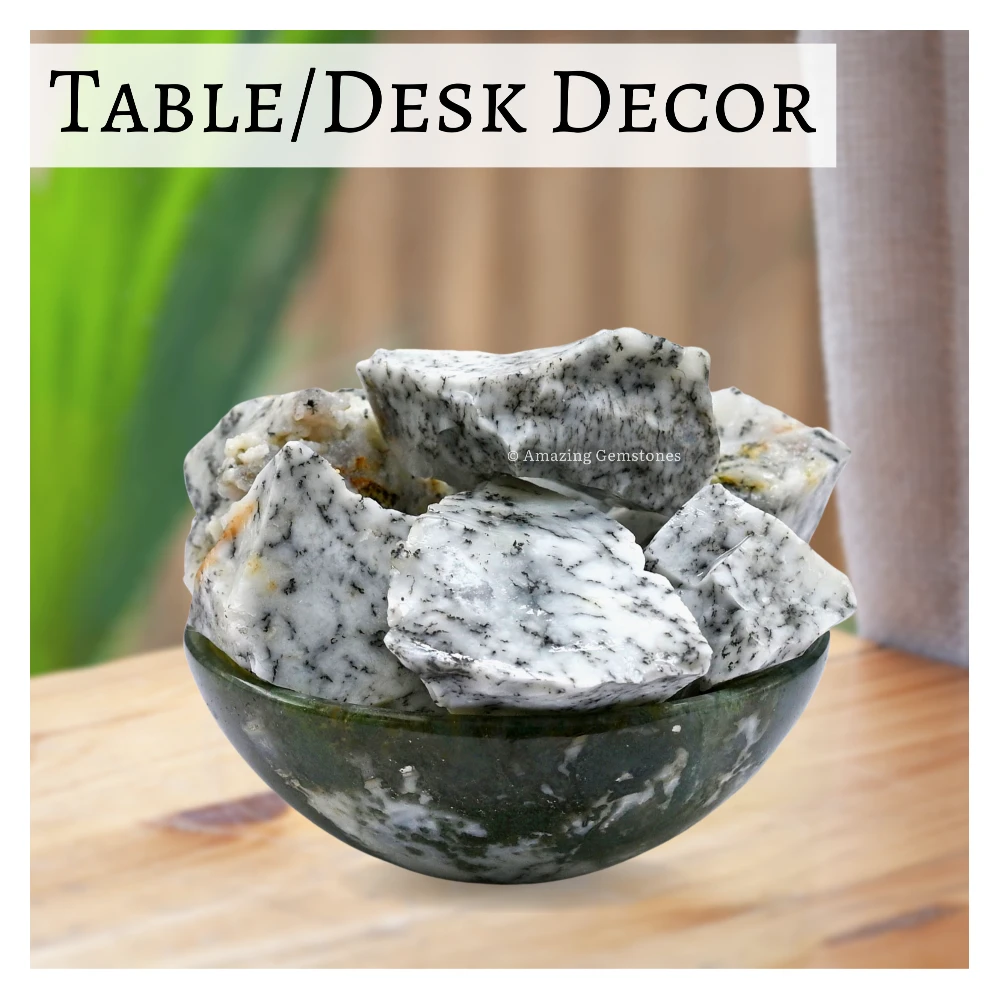Dendrite Opal Raw Crystals (1 LB)