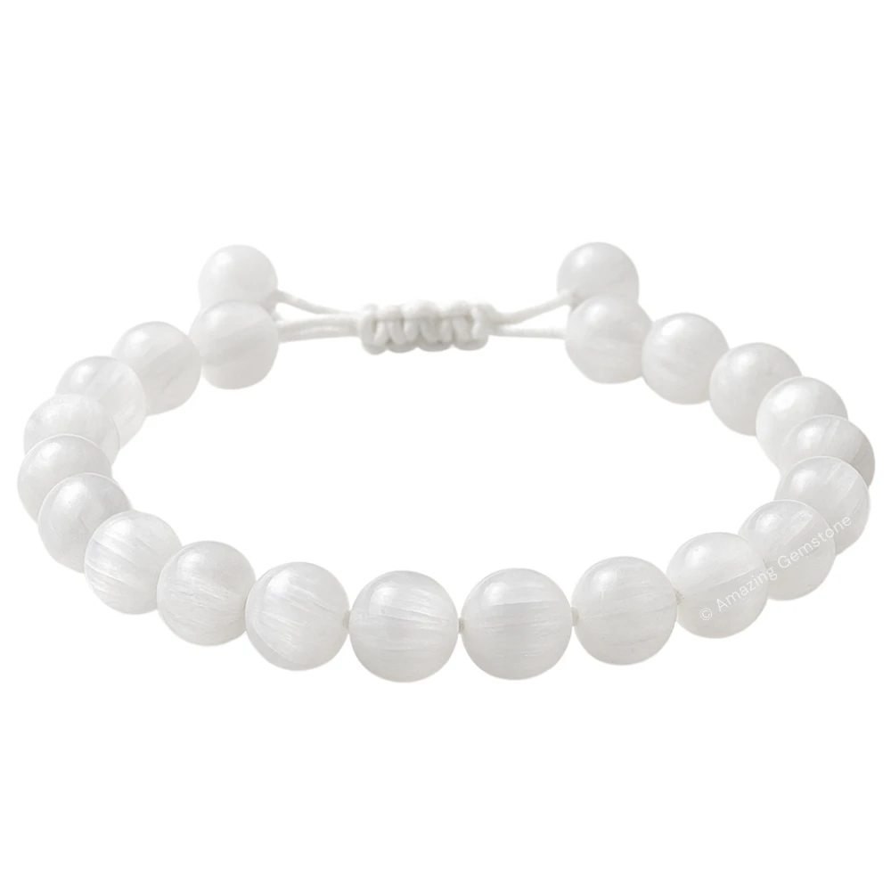 Selenite Bracelet (Adjustable)