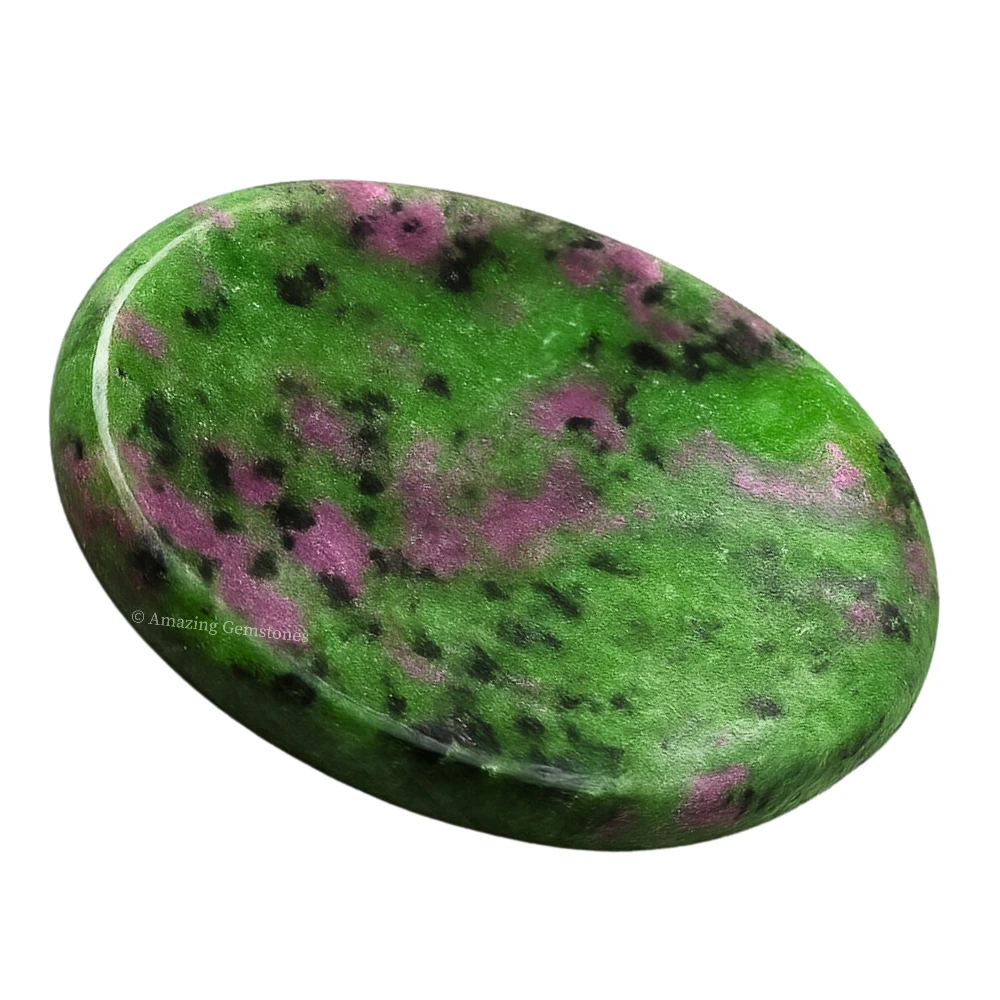 Ruby Zoisite Worry Stone
