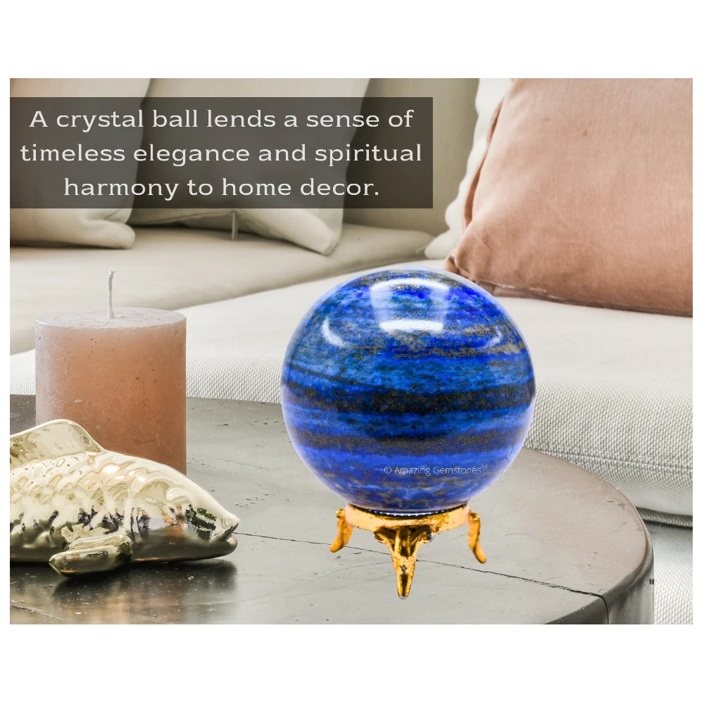 Large Lapis Lazuli Sphere (2.5 Inch)