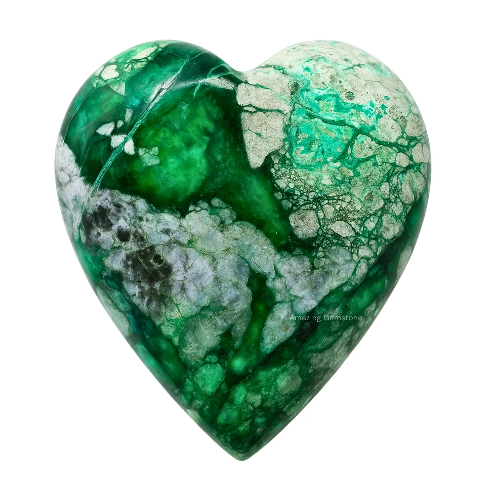 Variscite Heart