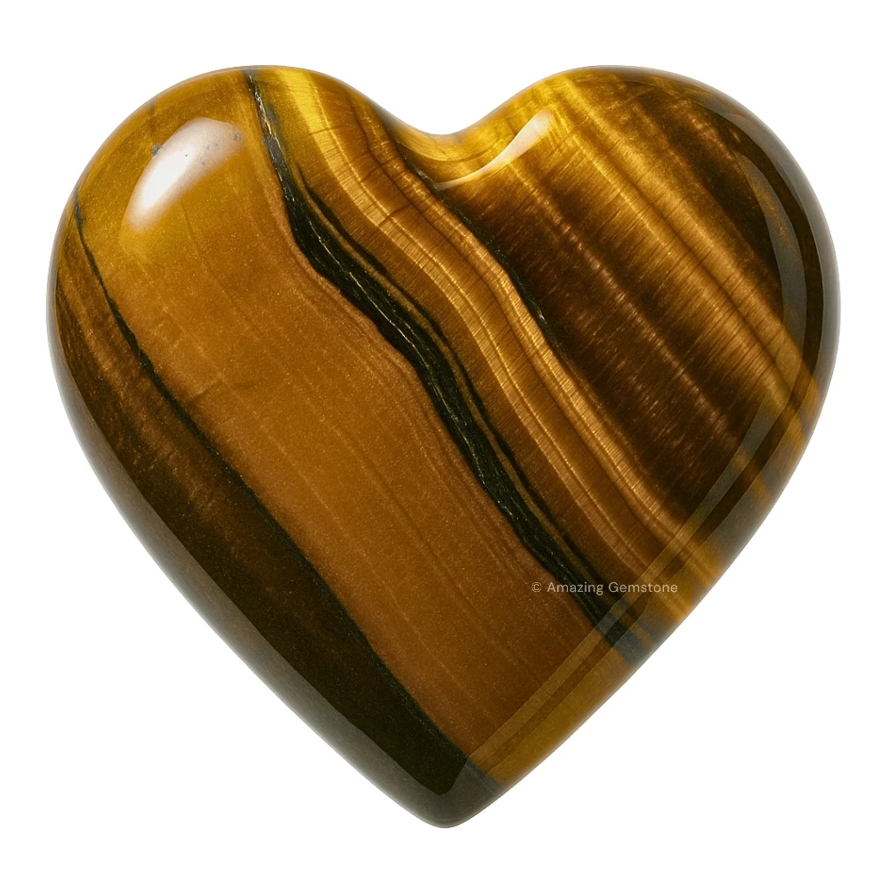 Tiger Eye Heart