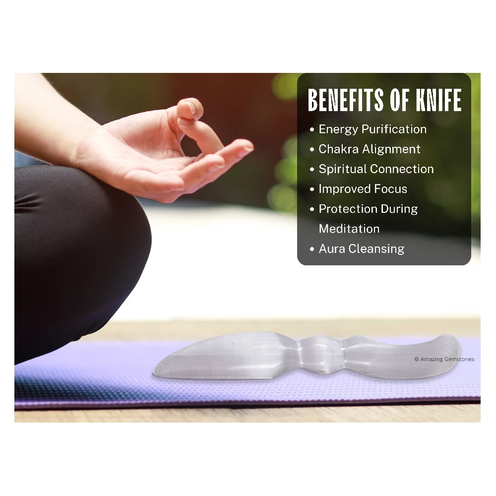 Selenite Knife