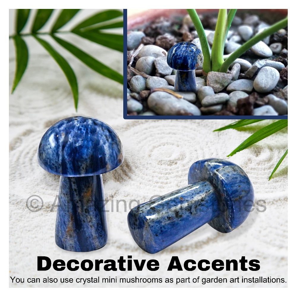 Sodalite Crystal Mushroom
