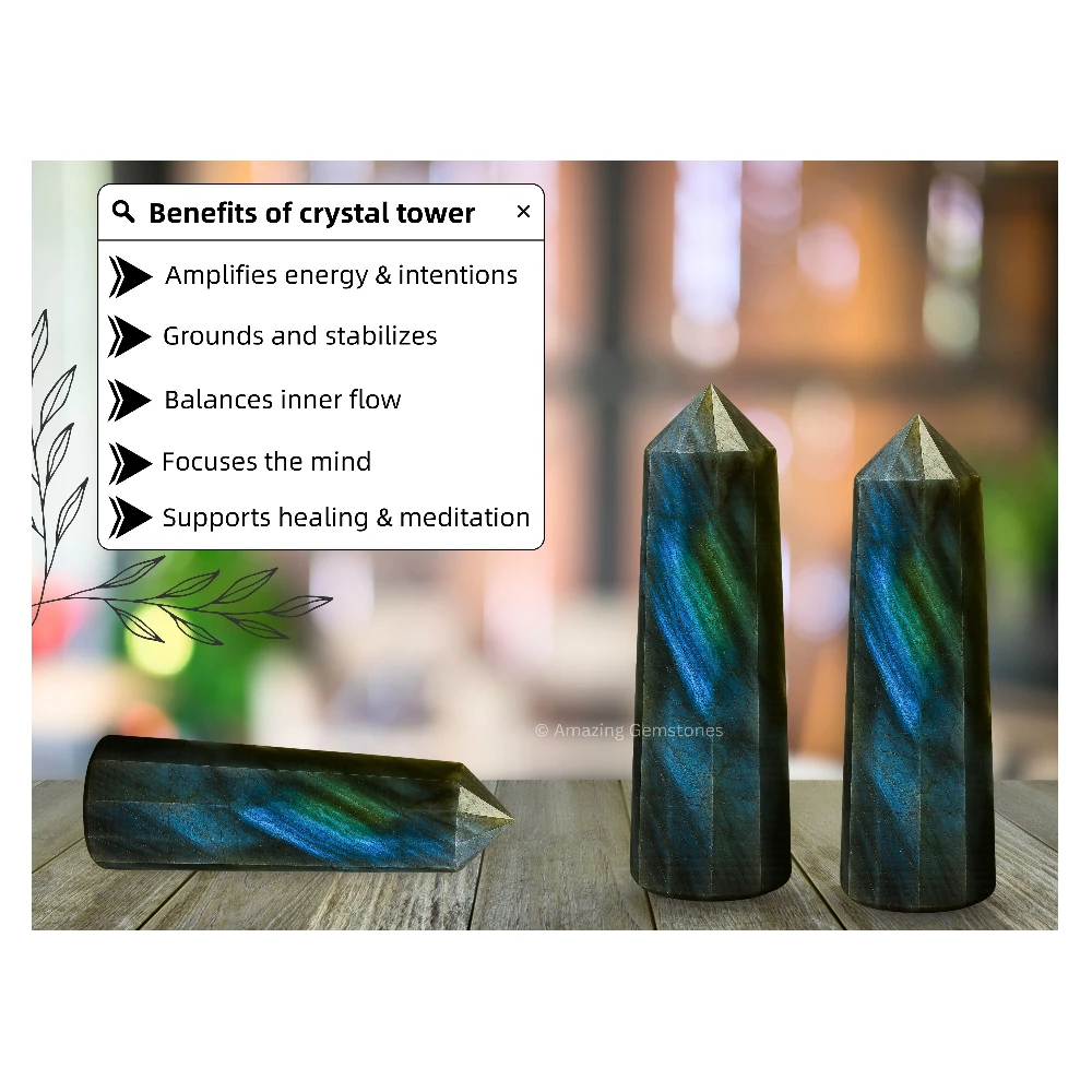 Labradorite Tower (2" to 3" INCH)