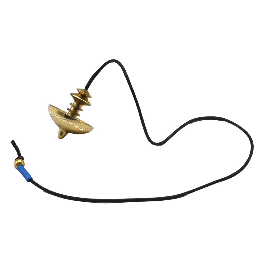 Copper Metal Pendulum - Gold Ring Plate (MP102)