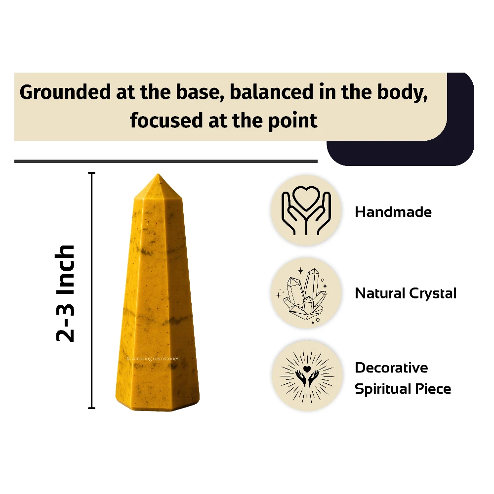 Yellow Jasper Tower (2" to 3" INCH)