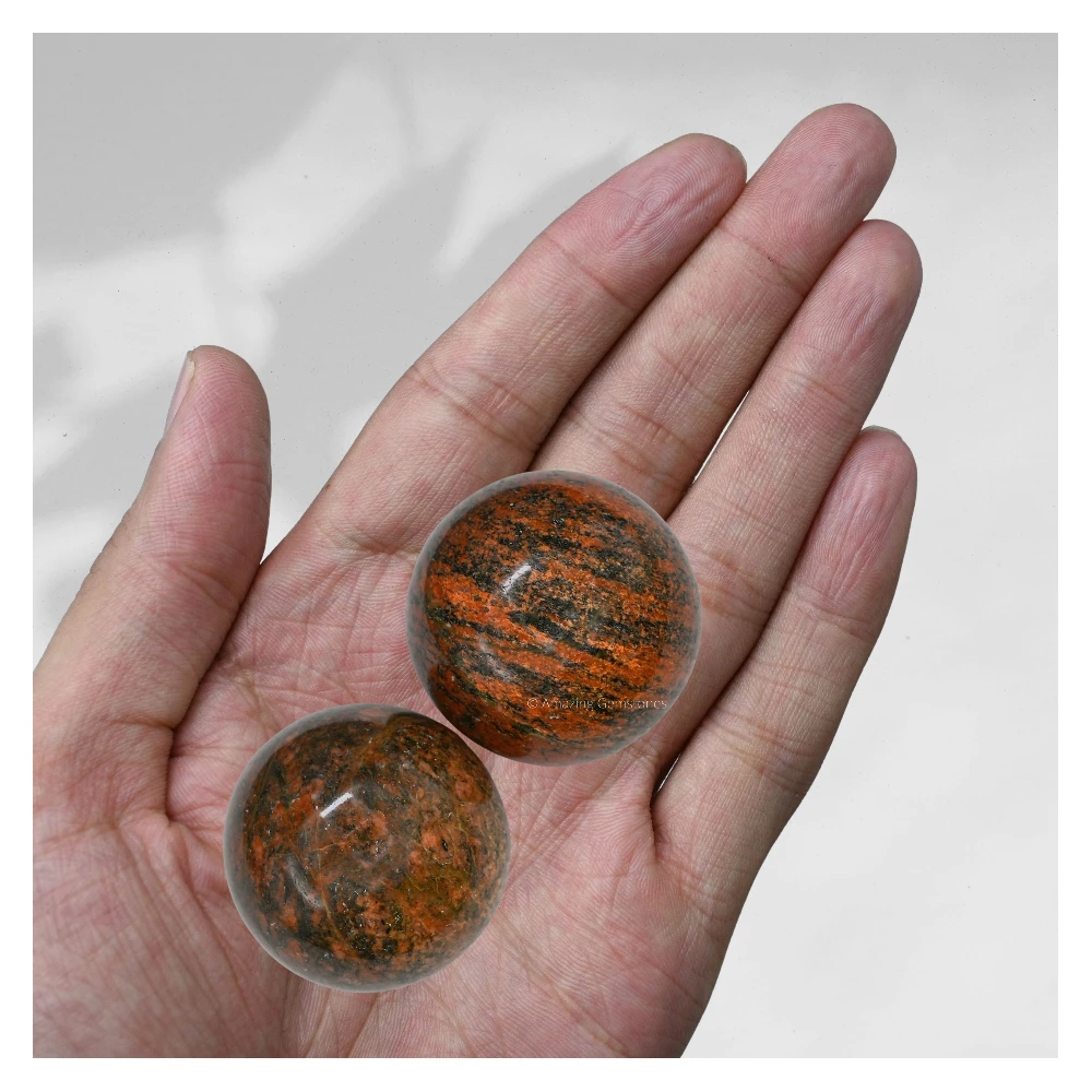 Unakite Sphere (1.5 Inch)