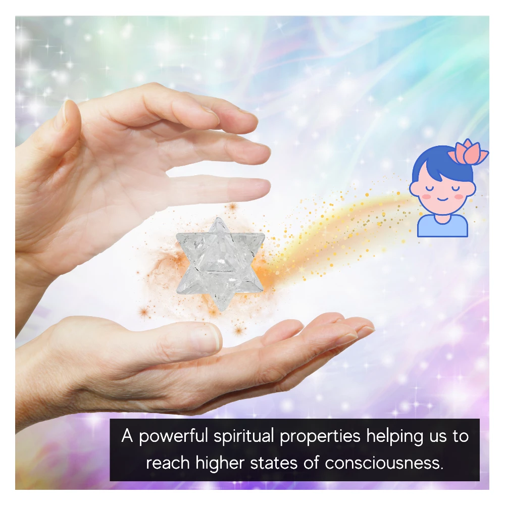 Clear Quartz Merkaba (20-25 mm)