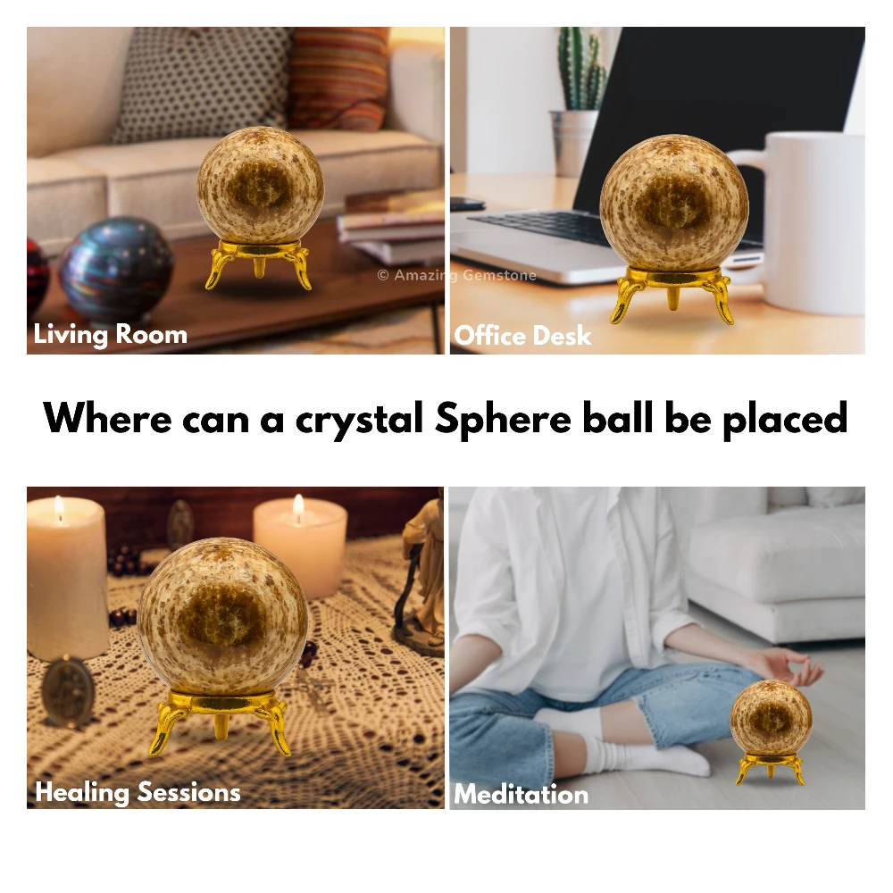 Aragonite Sphere (1.5 Inch)