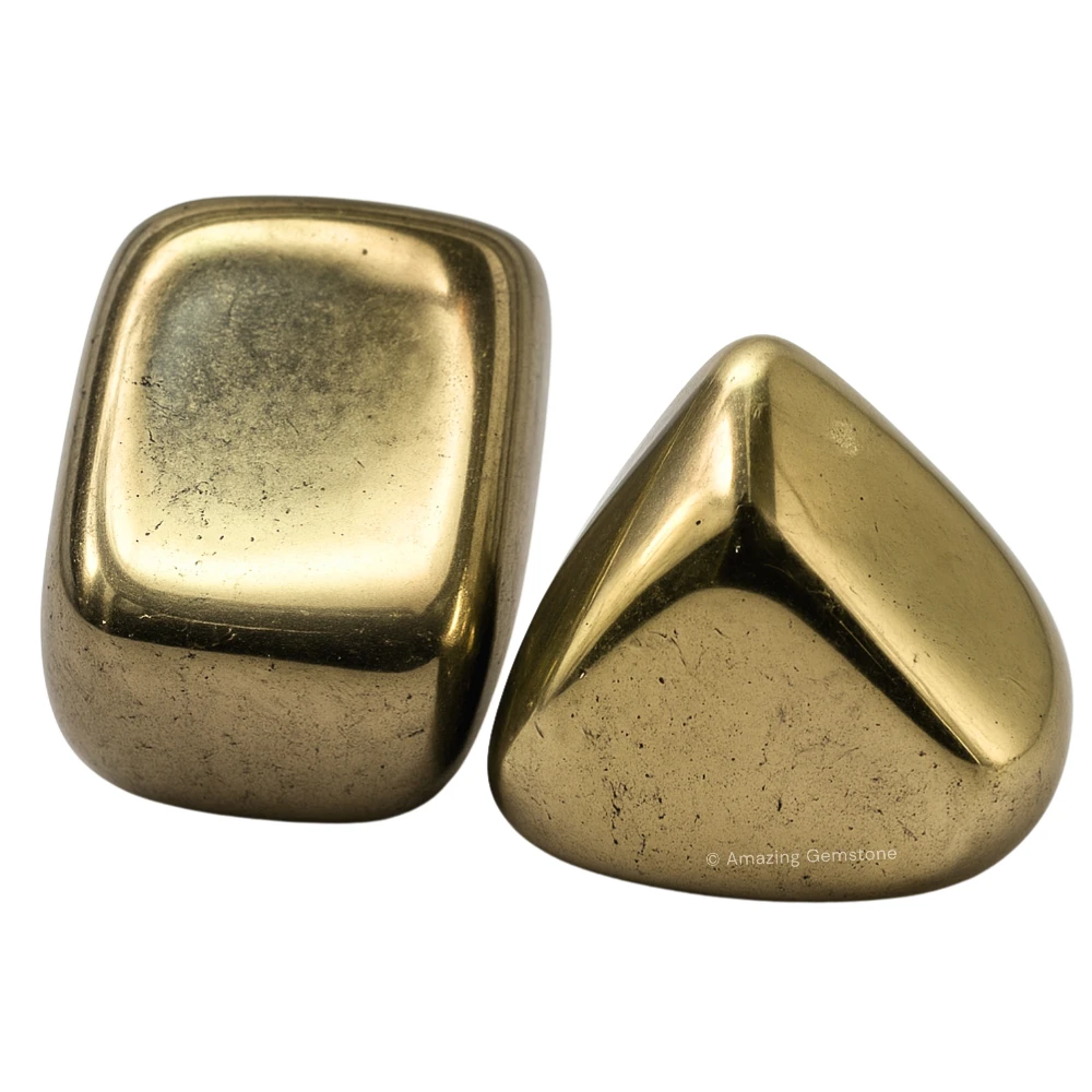 Tumbled Pyrite Crystals Stones (1000+ Carats)