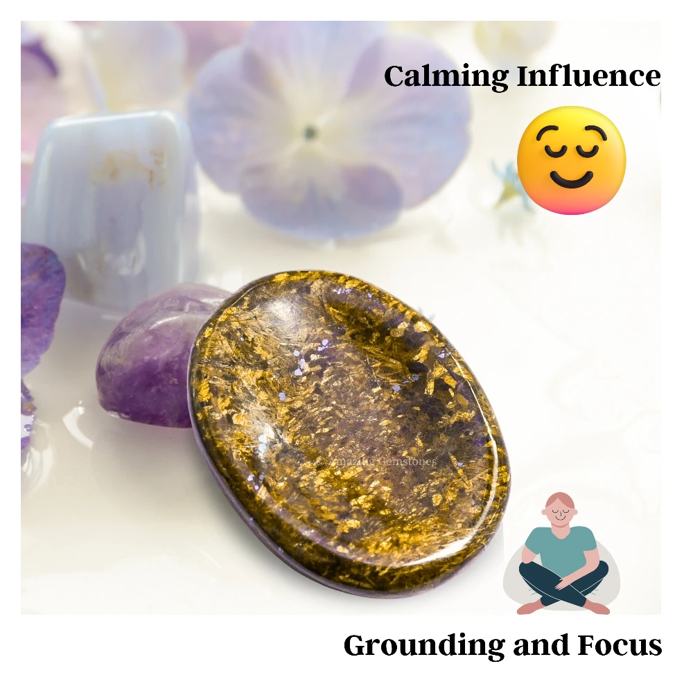 Bronzite Worry Stone