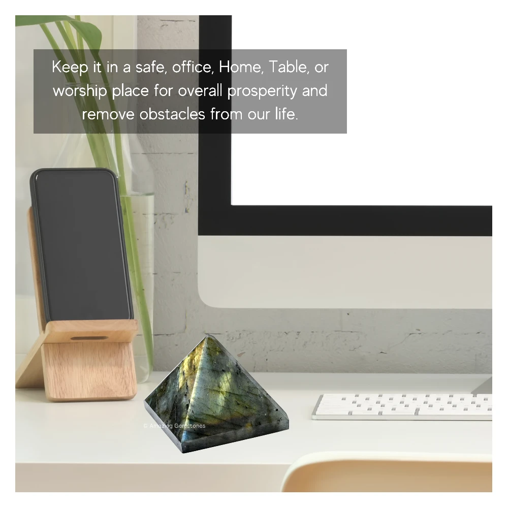 Labradorite Pyramid (2 Inch)