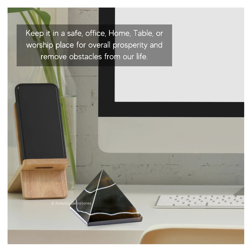 Black Onyx Pyramid (2 Inch)