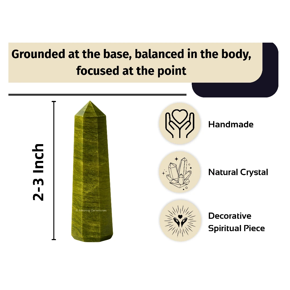 Vesuvianite Tower (2-3 INCH)