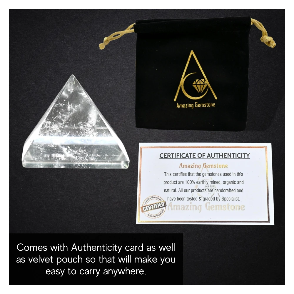 Clear Quartz Pyramid (1 Inch)