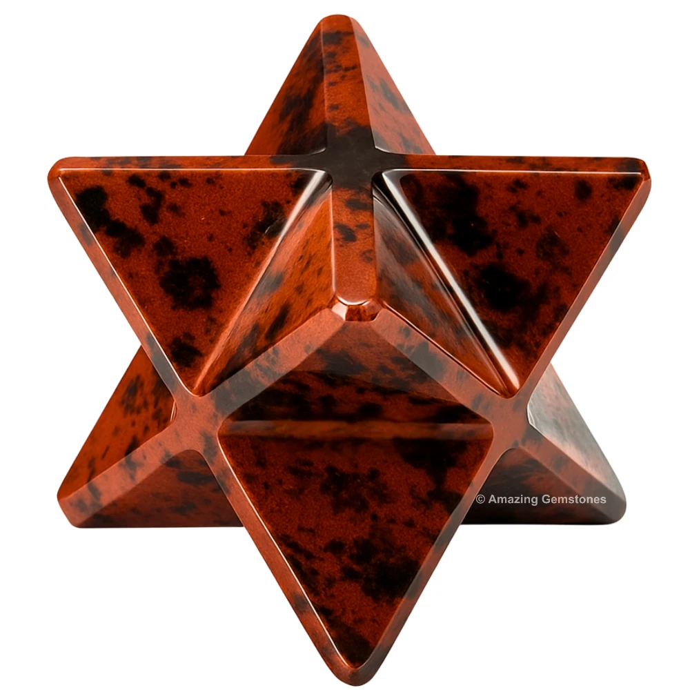 Mahogany Obsidian Merkaba