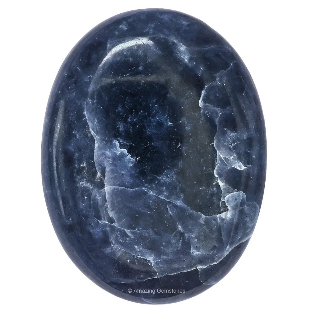 Iolite Palm Stone
