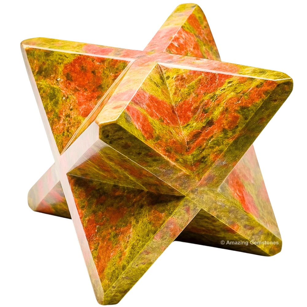 Unakite Merkaba (15-20 mm)