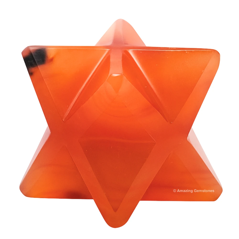 Carnelian Merkaba (15-20 mm)