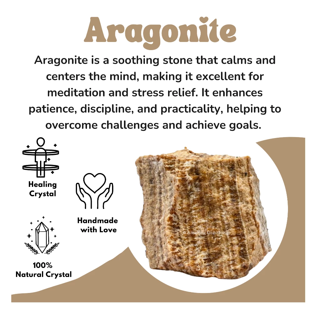 Aragonite Raw Crystals (2 Pieces)