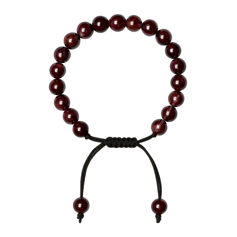 Garnet Bracelet (Adjustable)